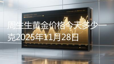周生生黄金价格今天多少一克2025年11月28日