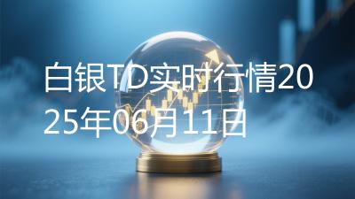 白银TD实时行情2025年06月11日