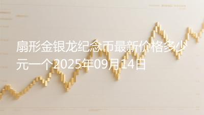 扇形金银龙纪念币最新价格多少元一个2025年09月14日