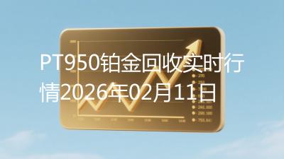 PT950铂金回收实时行情2026年02月11日