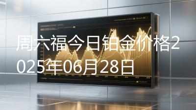 周六福今日铂金价格2025年06月28日