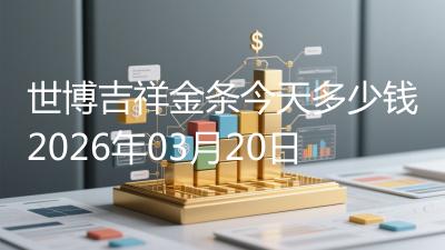 世博吉祥金条今天多少钱2026年03月20日