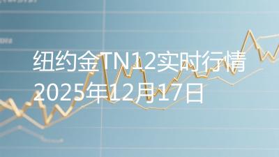 纽约金TN12实时行情2025年12月17日