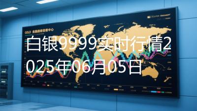 白银9999实时行情2025年06月05日