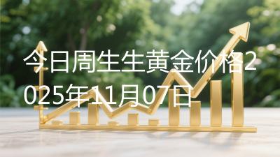 今日周生生黄金价格2025年11月07日
