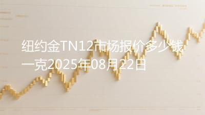 纽约金TN12市场报价多少钱一克2025年08月22日