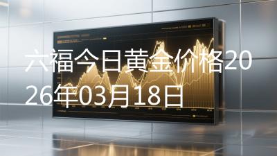 六福今日黄金价格2026年03月18日
