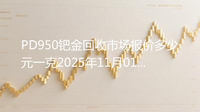PD950钯金回收市场报价多少元一克2025年11月01日