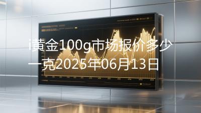 i黄金100g市场报价多少一克2025年06月13日