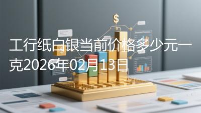 工行纸白银当前价格多少元一克2026年02月13日