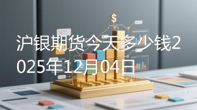 沪银期货今天多少钱2025年12月04日