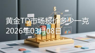 黄金TD市场报价多少一克2026年03月08日