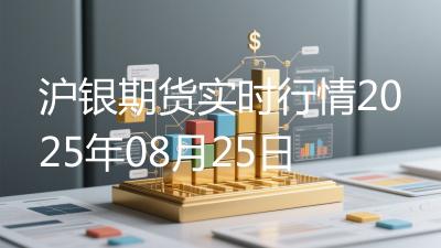 沪银期货实时行情2025年08月25日