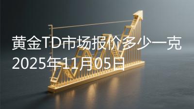 黄金TD市场报价多少一克2025年11月05日