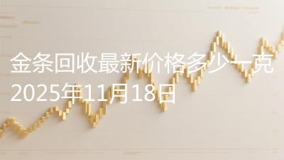 金条回收最新价格多少一克2025年11月18日