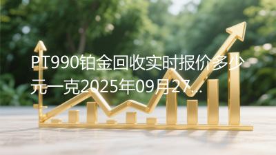 PT990铂金回收实时报价多少元一克2025年09月27日