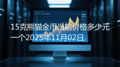 15克熊猫金币当前价格多少元一个2025年11月02日