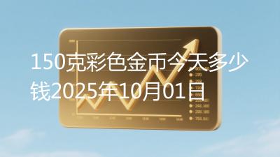 150克彩色金币今天多少钱2025年10月01日