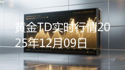 黄金TD实时行情2025年12月09日