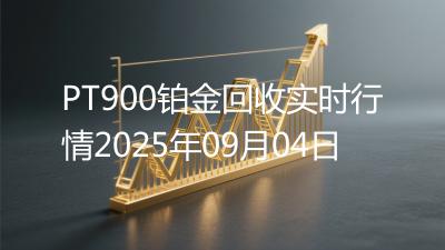 PT900铂金回收实时行情2025年09月04日