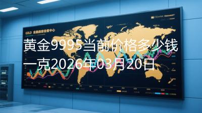 黄金9995当前价格多少钱一克2026年03月20日