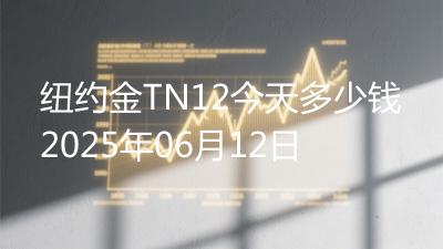 纽约金TN12今天多少钱2025年06月12日