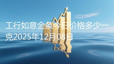 工行如意金条今日价格多少一克2025年12月08日