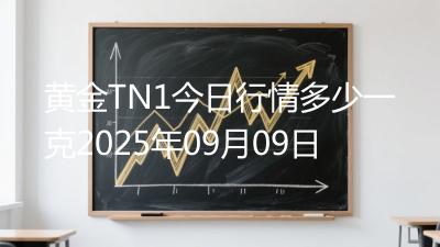 黄金TN1今日行情多少一克2025年09月09日