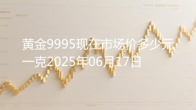 黄金9995现在市场价多少元一克2025年06月17日