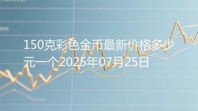 150克彩色金币最新价格多少元一个2025年07月25日