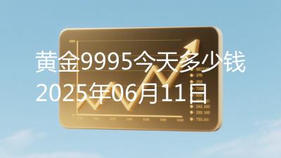 黄金9995今天多少钱2025年06月11日
