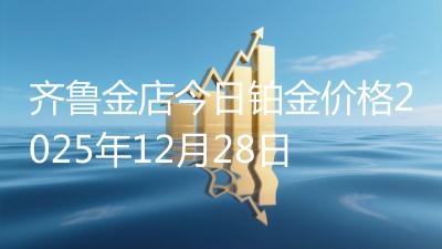 齐鲁金店今日铂金价格2025年12月28日