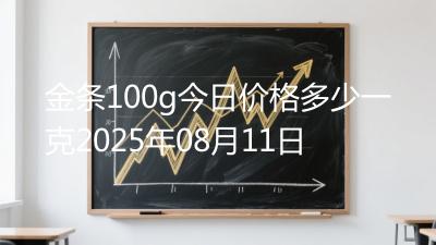 金条100g今日价格多少一克2025年08月11日