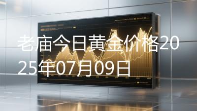 老庙今日黄金价格2025年07月09日