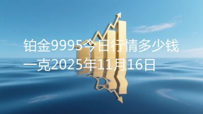铂金9995今日行情多少钱一克2025年11月16日