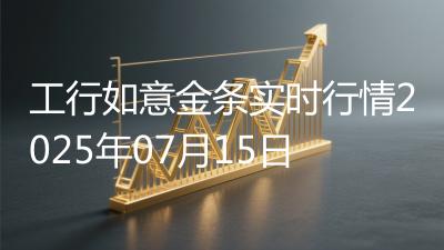 工行如意金条实时行情2025年07月15日