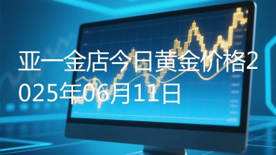 亚一金店今日黄金价格2025年06月11日