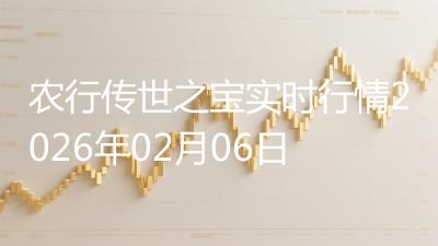 农行传世之宝实时行情2026年02月06日
