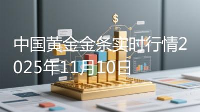 中国黄金金条实时行情2025年11月10日