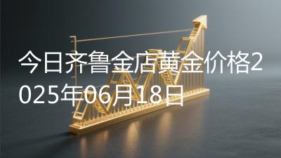 今日齐鲁金店黄金价格2025年06月18日
