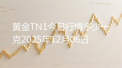 黄金TN1今日行情多少一克2025年12月06日