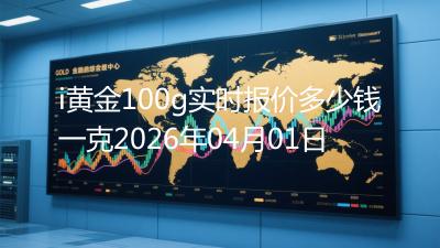 i黄金100g实时报价多少钱一克2026年04月01日