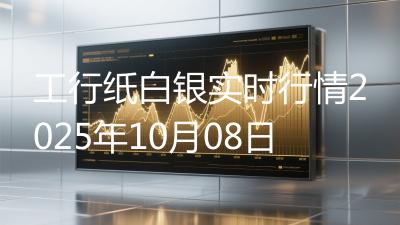工行纸白银实时行情2025年10月08日