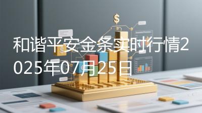 和谐平安金条实时行情2025年07月25日