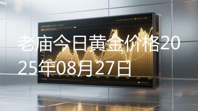 老庙今日黄金价格2025年08月27日