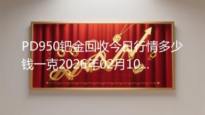 PD950钯金回收今日行情多少钱一克2026年02月10日