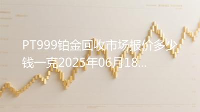 PT999铂金回收市场报价多少钱一克2025年06月18日