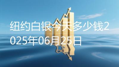 纽约白银今天多少钱2025年06月25日