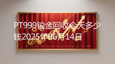 PT999铂金回收今天多少钱2025年06月14日