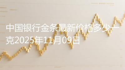 中国银行金条最新价格多少一克2025年11月09日
